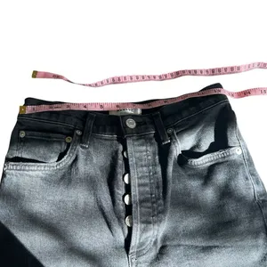 Agolde High Rise Straight Leg Button Fly Cropped Jean 25 thumbnail 5