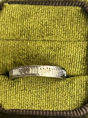Bohemian Design w/ Intricate Detailing Stainless Steel Silver 2mm Band Size 6 thumbnail 2