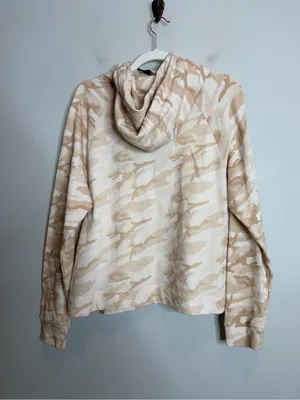 Vuori Beach Hoodie Bisque Camo Organic Cotton Pullover Sweatshirt XS Women’s thumbnail 6