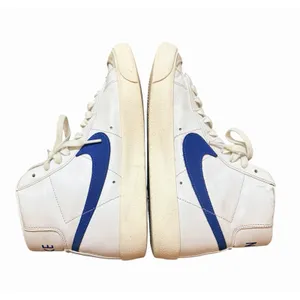 Nike Blazer Mid '77 Shoes Womens Size 8 White Blue Sneakers CZ1055-124 thumbnail 2