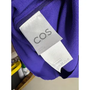 COS Womens Sleeveless Midi Dress Purple Size M Round Neck Slim Fit thumbnail 5