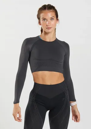 Gymshark Apex Seamless Crop Top thumbnail 1