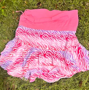 Canyon River Blues Pink Tiger Striped Skorts For Girls thumbnail 5