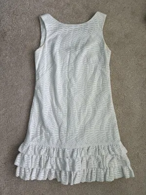 Lilly Pulitzer White Ruffled Dress thumbnail 1