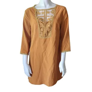 Altar'd State Mustard Yellow Dress (S) thumbnail 2