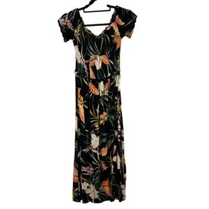 Women's Patrons of Peace‎ Floral Maxi Dress Size XS Tropical Beach Vacation thumbnail 4