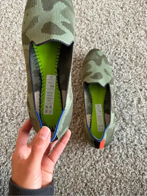 Rothy's Green Camo Knit Loafers thumbnail 5