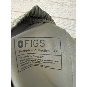 FIGS Women Relaxed Uman Jogger Scrub Pants Olive Green High Waisted Size XXL NWT thumbnail 3
