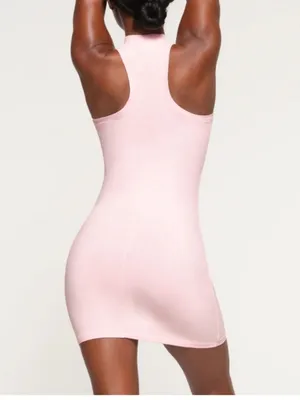 NWT Skims new vintage outdoor mini dress in cherry blossom pink size xl thumbnail 4