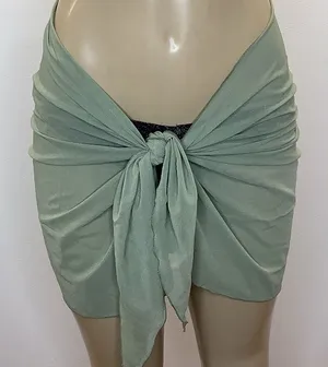Zuliana Mesh Sarong Skirts Made in USA. New With Tag thumbnail 1