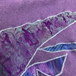 Vintage Sweatshirt Abstract Applique Pattern Small FLAWS Women Plus‎ Size XXXL thumbnail 11