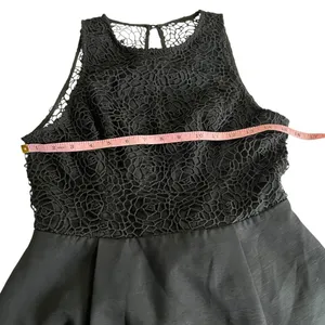 Keepsake The Label Reunion Black Lace Open Back High Low Mini Dress NWT M thumbnail 10