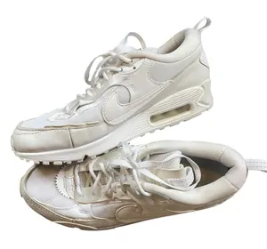Nike Air Max 90 Futura Triple White Shoes Sneakers DM9922-101 thumbnail 1