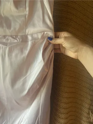 Crystal Doll White Spaghetti-Strap Mini Dress thumbnail 3