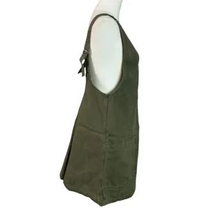 Free People High Roller Skirtall Dress in Moss Stone Army Green Size Large NWT thumbnail 7