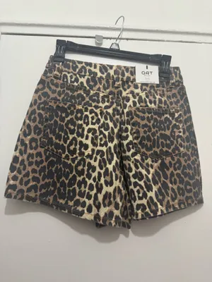 OAT NEW YORK Leopard Print Shorts size 25 thumbnail 6