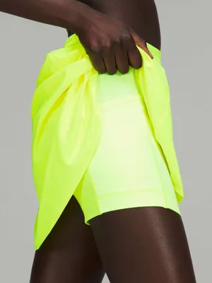 Lululemon Hotty Hot High-Rise Skirt Long Built In Shorts – Highlight Yellow – 2 thumbnail 3