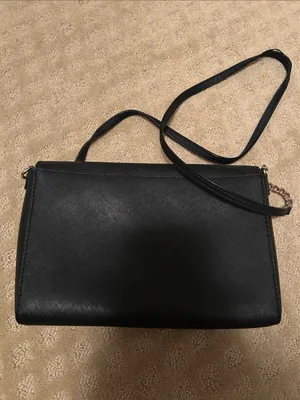 kate spade Black Leather Crossbody with Gold-Tone Accents thumbnail 4