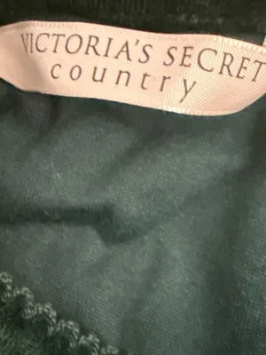 Vintage 90s Victoria’s Secret Country velour midi with side slits size XS thumbnail 5