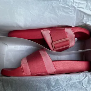 LONDON FOG COLLECTION Coral Pink Skyden Platform Slip On Slide Sandals, US7 thumbnail 6