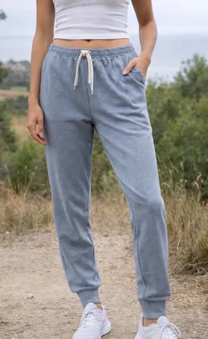 Vuori Women’s Small Gray Jogger Sweatpants Drawstring Lounge Athleisure thumbnail 1