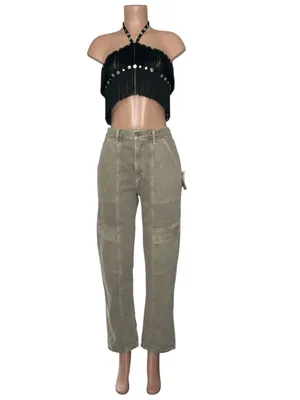 AGOLDE Cooper Cargo Jeans, Drab, 29” thumbnail 7