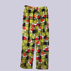 Christmas grinch lounge pajama pants thumbnail 2