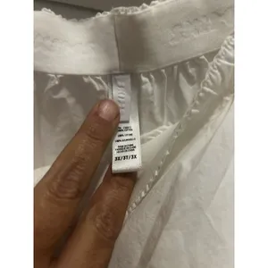 SKIMS Pajama Pants Size 3X White Poplin Sleep Elastic Waist Pockets Lounge Cozy thumbnail 3