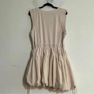Anthropologie Daily Practice Bubble Mini Dress Pale Pink Size XL thumbnail 9