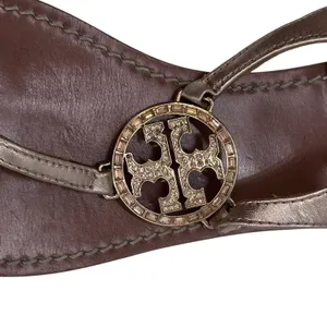 Tory Burch‎ Sling Gold Logo Sandals Size Women's 9 M thumbnail 8