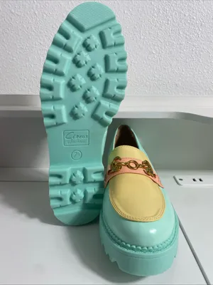 NWOB Circus NY Sam Edelman Deana Loafers Mint Pineapple Yellow Multi Size 7.5 thumbnail 16