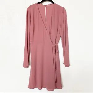 Lush Elly Wrap Dress Withered Rose Size Medium thumbnail 2