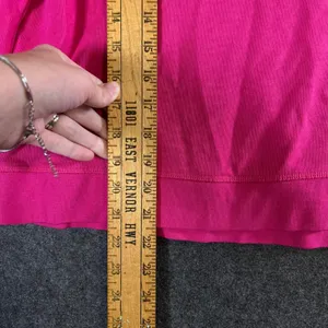 Sweaty Betty After Class Hoodie Pink Thumbhole Sweatshirt SB9586 Womens Size 8 M thumbnail 5