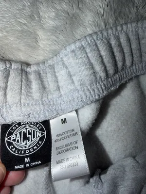 PacSun Gray Athletic Shorts with Logo thumbnail 3