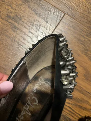Sam Edelman Lorissa Black Spike Studded High Heel Pumps thumbnail 9