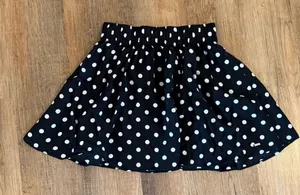 ✨3/$30✨PINK Victoria's Secret Black and White Polka Dot Skater Skirt XS thumbnail 1