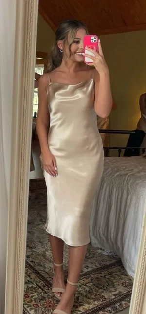 Birdy Grey Champagne Midi Dress thumbnail 1