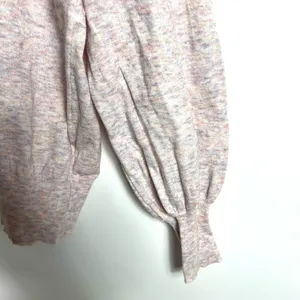 Ella moss multicolored sweater women's Size medium Puff Sleeves Round Neck‎ thumbnail 6