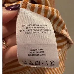 Anthropologie Maeve‎ Striped Cowl Neck Mustard Tai Sweater Top Size XS thumbnail 8