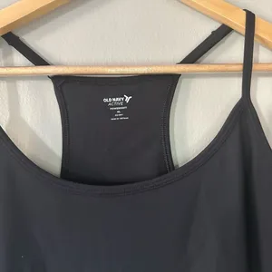 Old Navy Black PowerSoft GoDry Spaghetti Strap Racer-Back Mini Dress Size XL thumbnail 6
