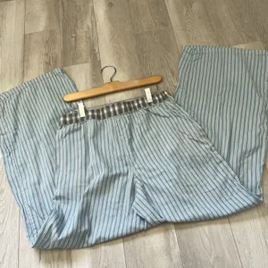 Urban Outfitters Pants cotton striped avril boxer low rise womens Blue (medium) thumbnail 7