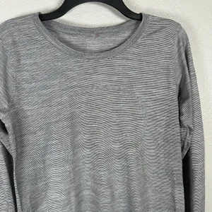 Lululemon Swiftly Tech Long Sleeve Womens Sz 6 Heathered Gray Athleisure Active thumbnail 2