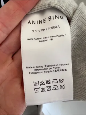 Anine Bing Sport Harvey Sweatshirt in Heather Grey NWT thumbnail 7
