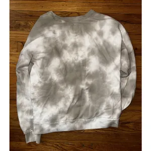 Abercrombie & Fitch Tie Dye Crew Neck Pullover Sweatshirt Large Neutral thumbnail 7