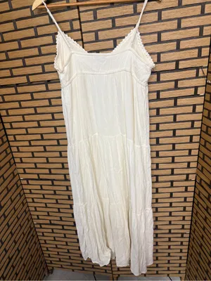 American eagle ivory maxi dress size medium thumbnail 2