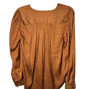 Free People Show‎ Stoppin Blouse NWT Flowy Long Sleeve Fall Boho Size Medium thumbnail 2