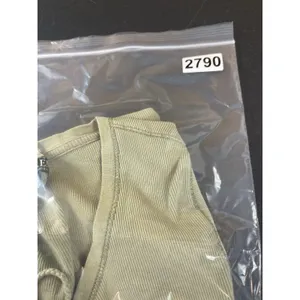 Ralph Lauren Y2K Ribbed Lace Up Top Womens L Sage Green Short Sleeve Grunge thumbnail 14