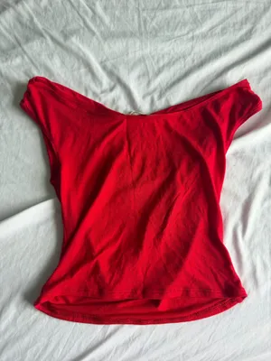 red altard state off the shoulder top nwt thumbnail 2