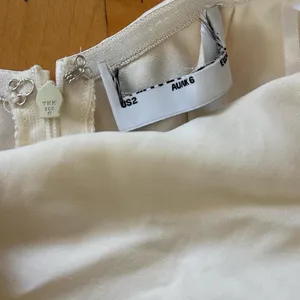 Princess Polly Adoration cream off the shoulder satin mini dress thumbnail 4