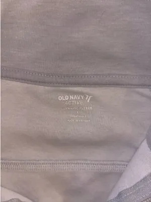 Old Navy Light gray quarter zip sweatshirt thumbnail 2